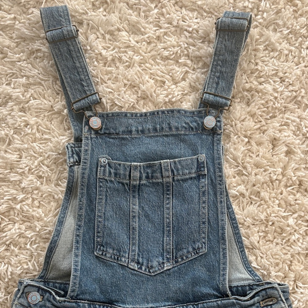 Anthropologie Pilcro Denim Overalls Shorts - Picture 4 of 6